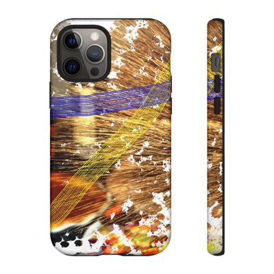 Impact Resistant, Pecan Pie Abstract, Cute Phone Cases for Samsung S24, S23, S22, S21, IPhone 15 pro Iphone 14 pro Iphone 13 IPhone 12 Iphone 11