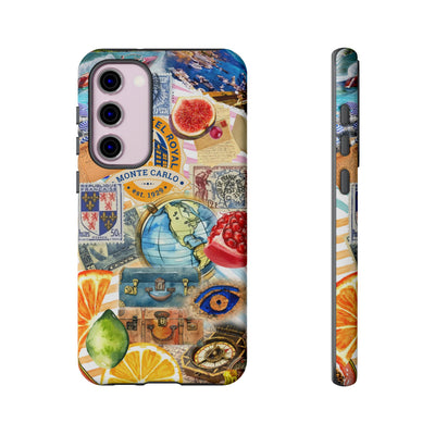 Cute European Summer Collage Phone Case, for IPhone 16 Case | Iphone 15, Iphone 14, IPhone 13 Case, 11 8 7, Samsung Galaxy S24, S23, S22, S21 Extra Protective