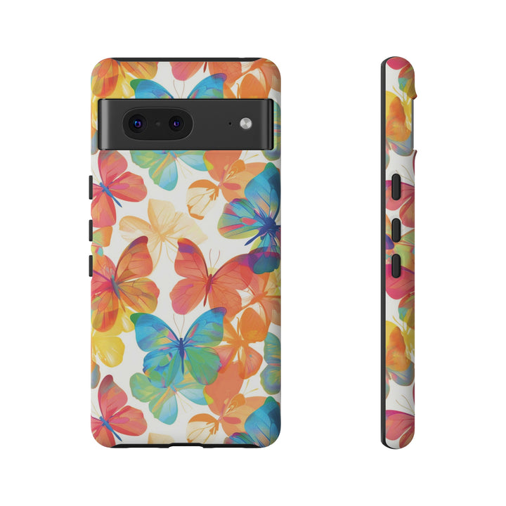 Cute Samsung Case | Cool Iphone Case | Summer Bright Butterflies, Samsung S24, S23, S22, S21, IPhone 15 Case | Iphone 14 Case, Iphone 13 Case - Studio40ParkLane