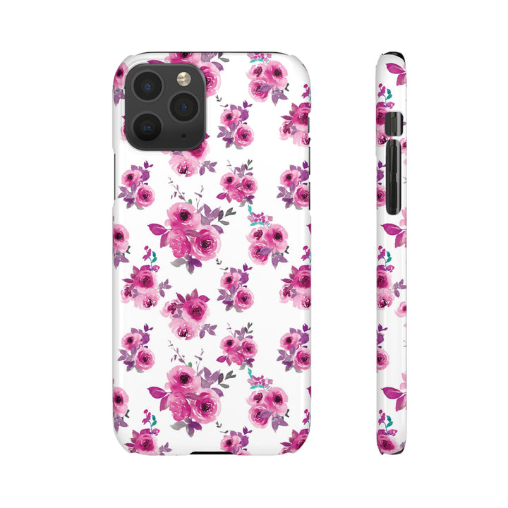 Sleek Snap Flowers Gift for Her Cute Phone Case for iPhone 16 15 14 13 12 11 X Xs Max Xr Pro Plus Samsung Galaxy S24 S23 S22 S21 S20 Ultra
