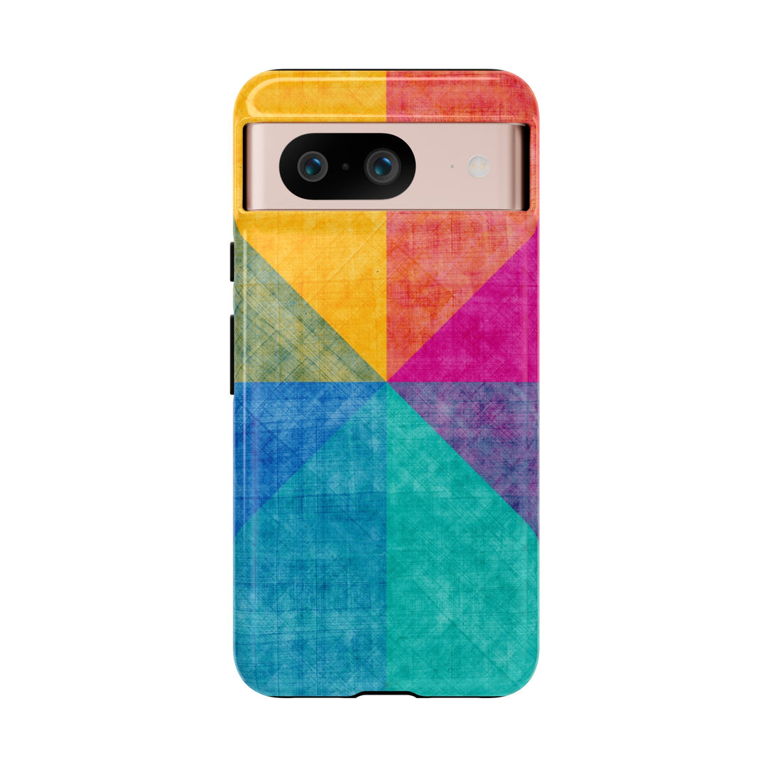 Impact Resistant, Colored Shapes, Cute Phone Cases for Samsung S24, S23, S22, S21, IPhone 15 pro Iphone 14 pro Iphone 13 IPhone 12 Iphone 11 - Studio40ParkLane