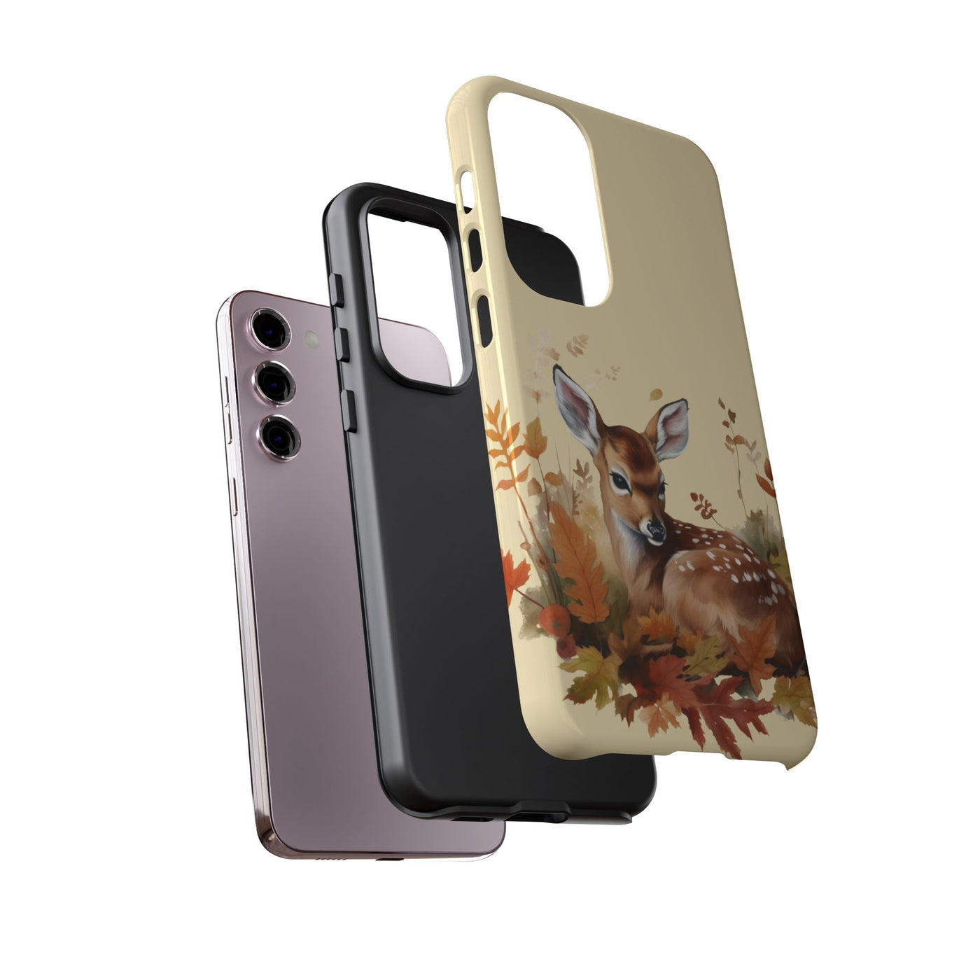 Autumn Fall Deer Gift for Her Cute Phone Case for, Samsung Galaxy S24, S23, S22, S21, IPhone 16 Case | Iphone 15, Iphone 14, IPhone 13 Case