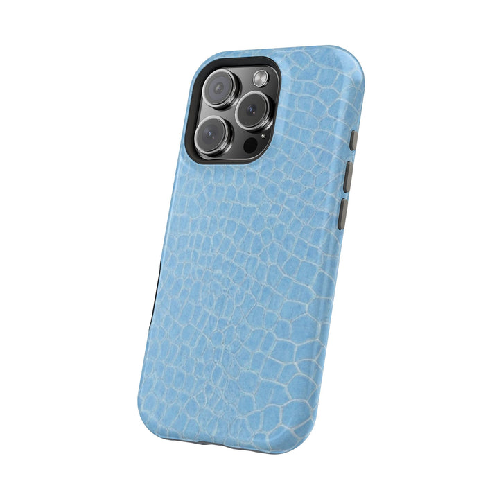 Non Leather Blue Color Pattern Magsafe Cute Phone Case for Iphone Gift for Her, | iPhone 15 Case | iPhone 15 Pro Max Case, Iphone 14, Iphone 14 Pro Max, Iphone 13, Iphone 16 - Studio40ParkLane