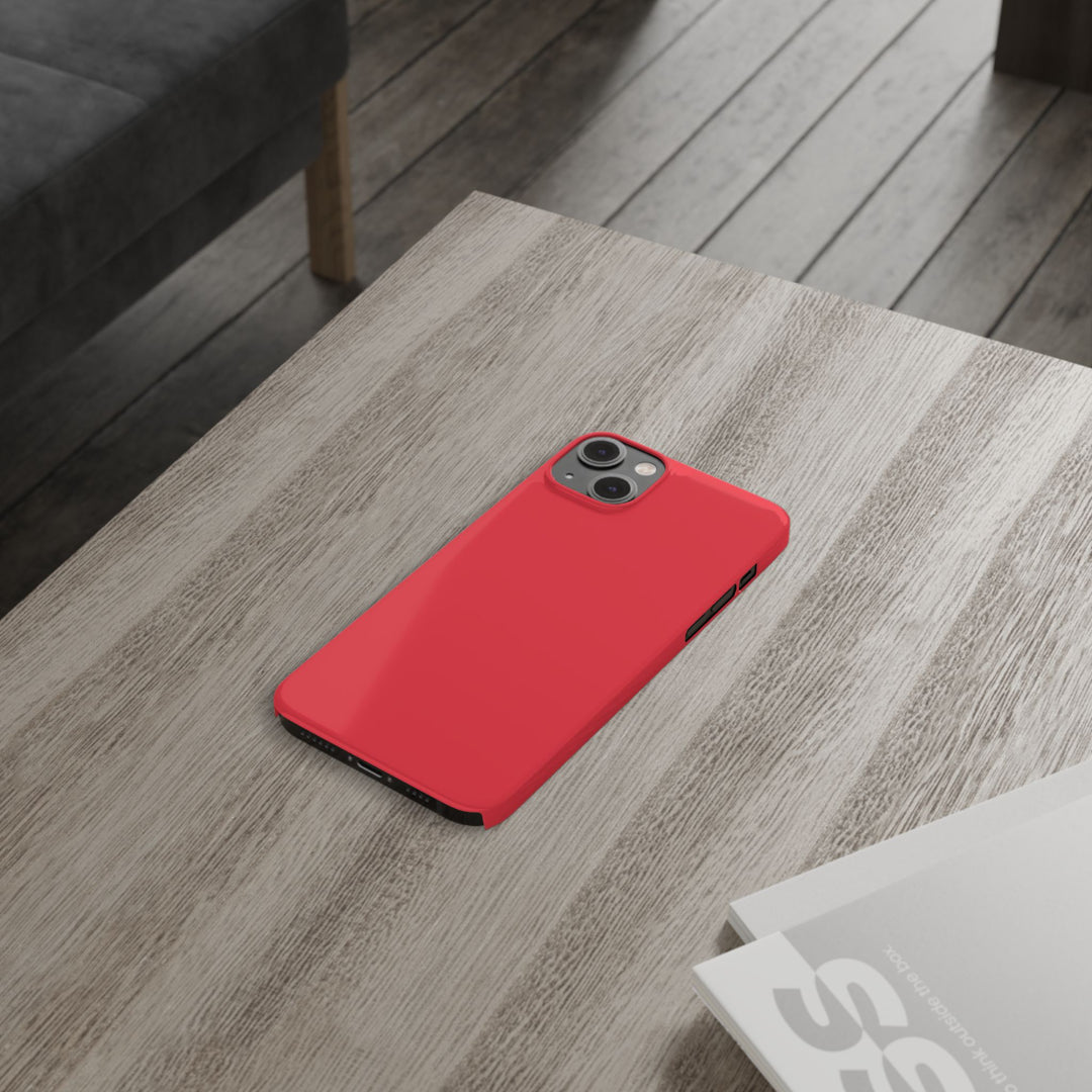 Slim Red Rouge Gift for Her Aesthetic Cute Phone Case for Iphone 16 - | iPhone 15 Pro Max Case | iPhone 14 Case 13 12 11 10 9 8 7 - Studio40ParkLane