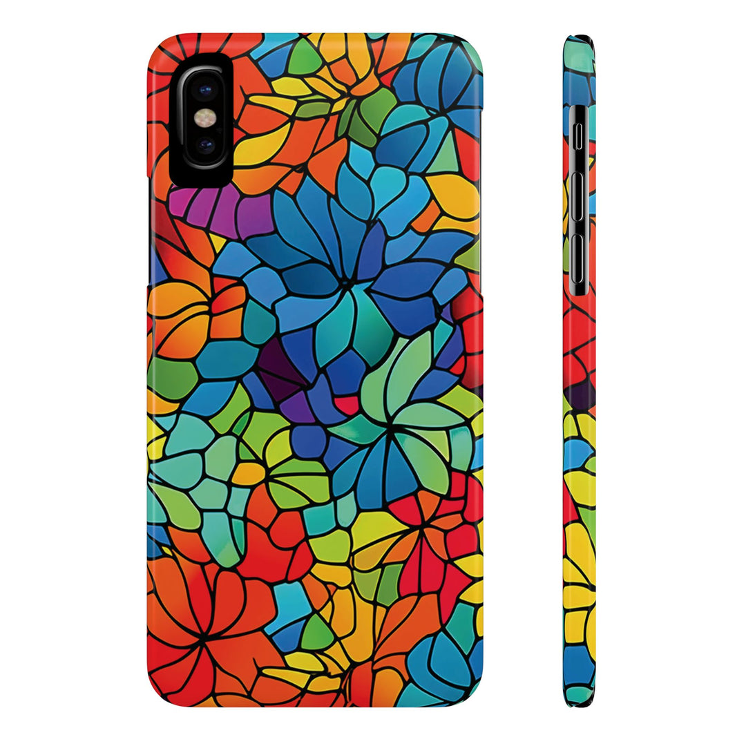 Slim Window Style Mosaic Gift for Her Cute Phone Cases for Iphone 16 Case | iPhone 15 Case | iPhone 15 Pro Max Case, Iphone 14, Iphone 14 Pro Max, Iphone 13 - Studio40ParkLane