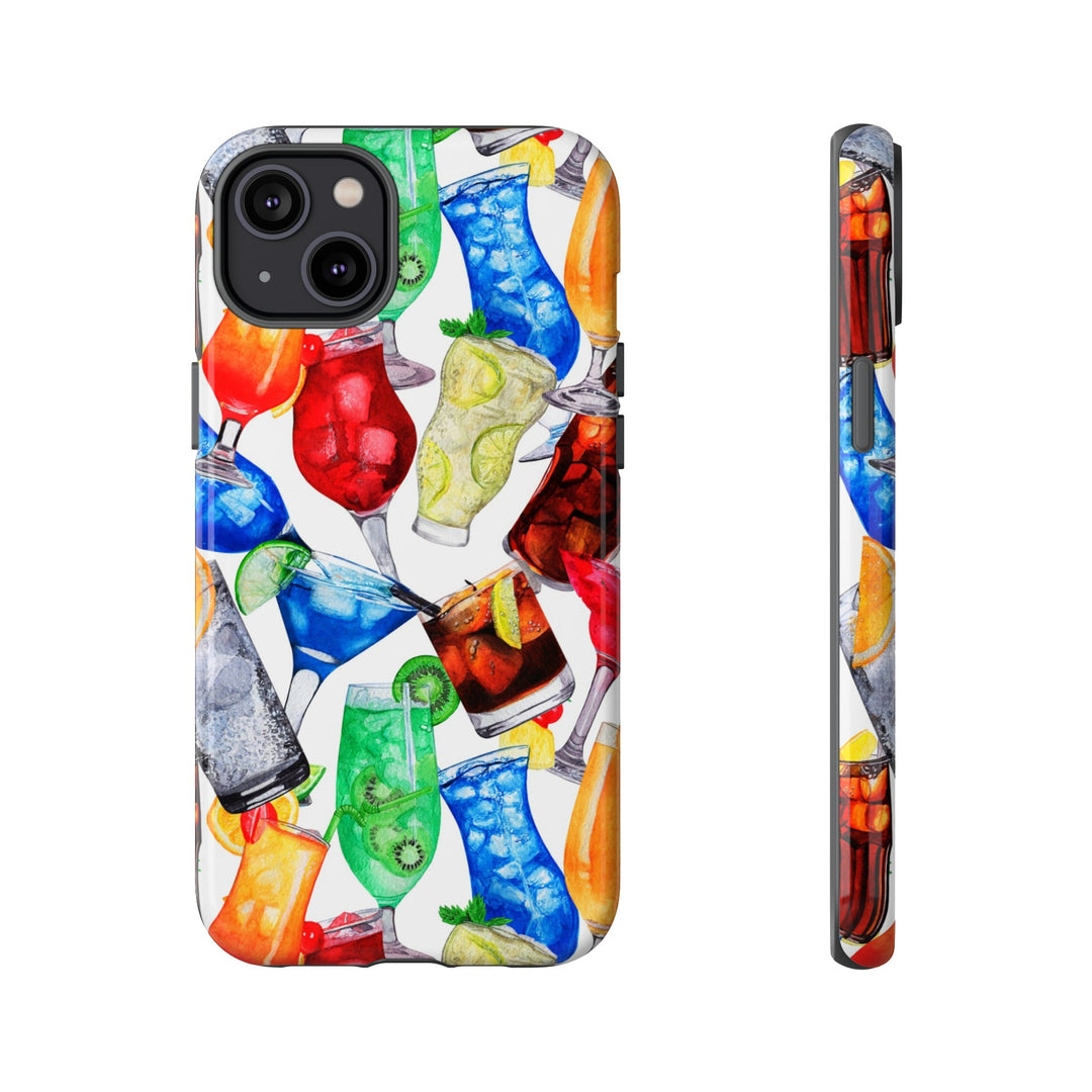 Cute Samsung Case | Cool Iphone Case | Summer Fruit Cocktail, Samsung S24, S23, S22, S21, IPhone 15 Case | Iphone 14 Case, Iphone 13 Case - Studio40ParkLane
