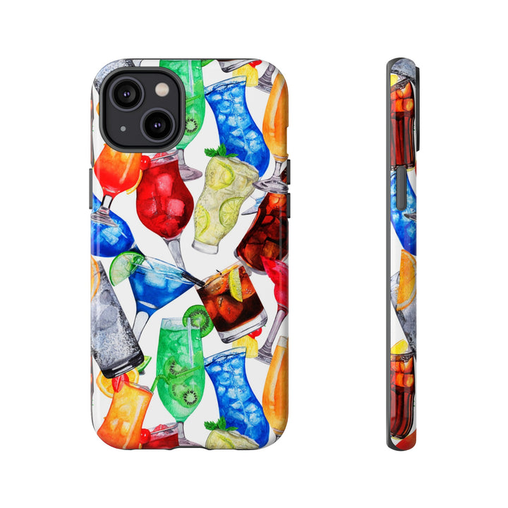 Cute Samsung Case | Cool Iphone Case | Summer Fruit Cocktail, Samsung S24, S23, S22, S21, IPhone 15 Case | Iphone 14 Case, Iphone 13 Case - Studio40ParkLane