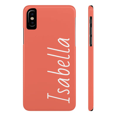 Personalized Initial Name Custom Slim Phone Cases for Iphone 16 Pro Max | iPhone 15 Case | iPhone 15 Pro Max Case, Iphone 14, 13, 12, 11, 10, 8, 7 - Studio40ParkLane