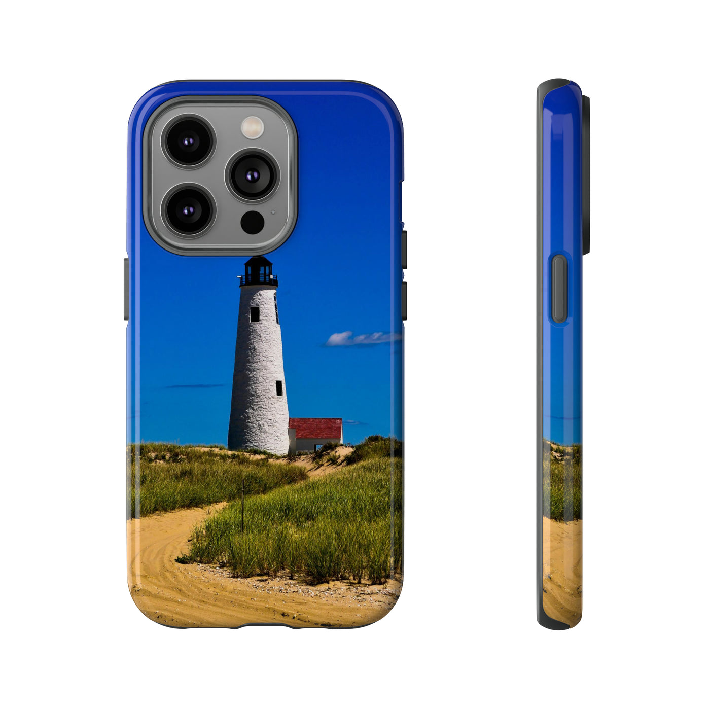 Cute IPhone Case | iPhone 15 Case | iPhone 15 Pro Max Case, Iphone 14 Case, Iphone 14 Pro Max Case IPhone Case for Art Lovers - Beach Lighthouse