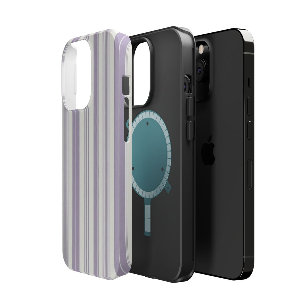 MagSafe Cute Phone Case, Coastal Striped Phone Case for iPhone 17 16 15 14 13 12 Pro Max, Samsung S25 S24 S23 Ultra case