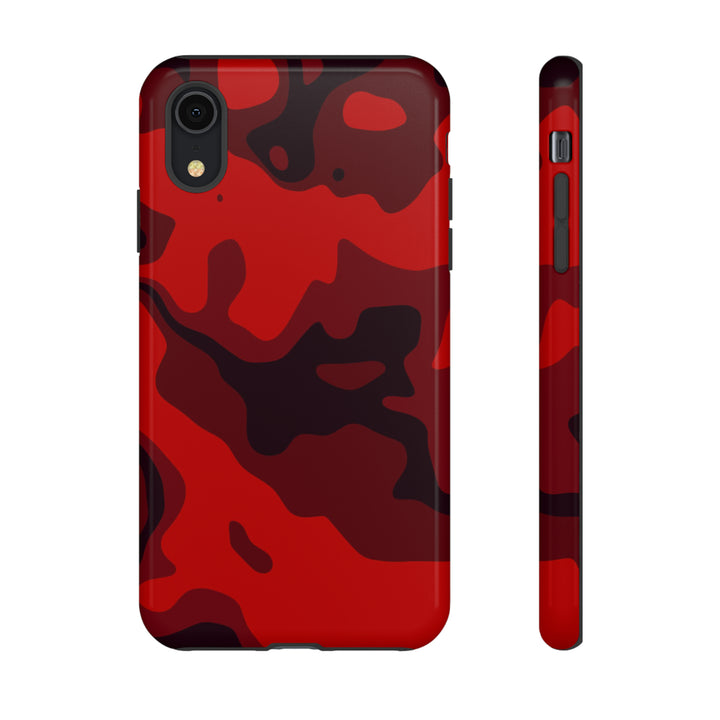 Cute IPhone Case | iPhone 15 Case | iPhone 15 Pro Max Case, Iphone 14 Case, Iphone 14 Pro Max Case IPhone Case for Art Lovers - Red Camo - Studio40ParkLane