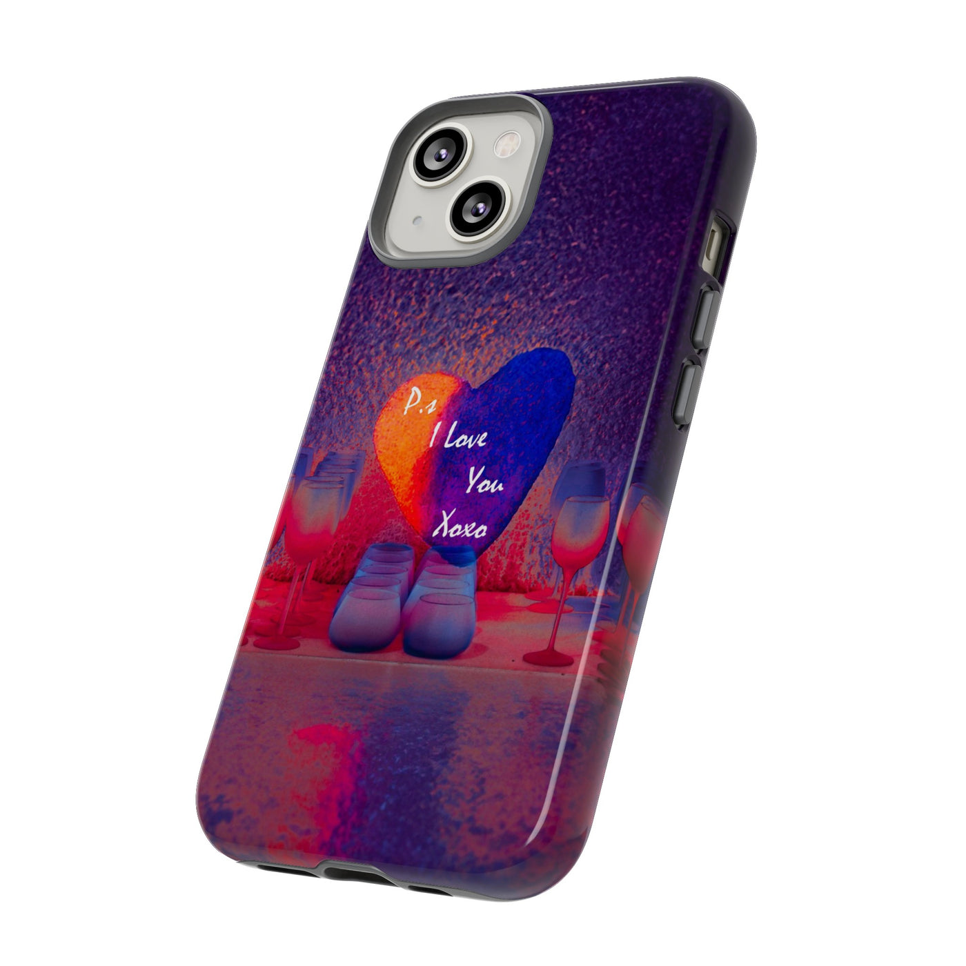 Cute Samsung Case | Cool Iphone Case | PS I love You - Heart, Samsung S24, S23, S22, S21, IPhone 15 Case | Iphone 14 Case, Iphone 13 Case