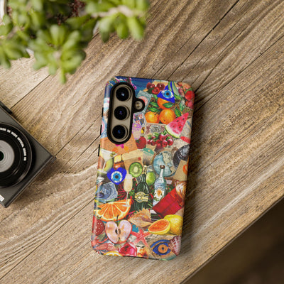 Fruity European Summer Impact Resistant Cute Phone Cases for Samsung S24, S23, S22, S21, IPhone 15 pro Iphone 14 pro Iphone 13 IPhone 12 Iphone 11