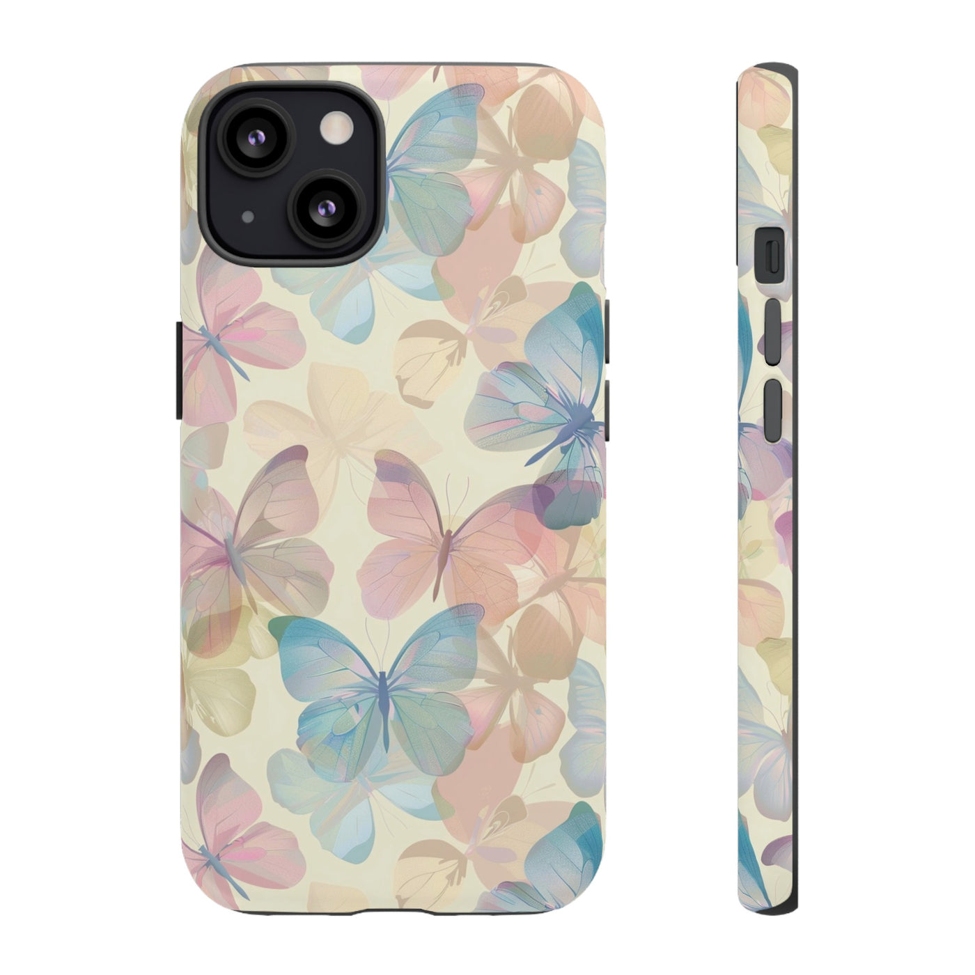 Cute Samsung Case | Cool Iphone Case | Summer Pastel Butterflies, Samsung S24, S23, S22, S21, IPhone 15 Case | Iphone 14 Case, Iphone 13 Case