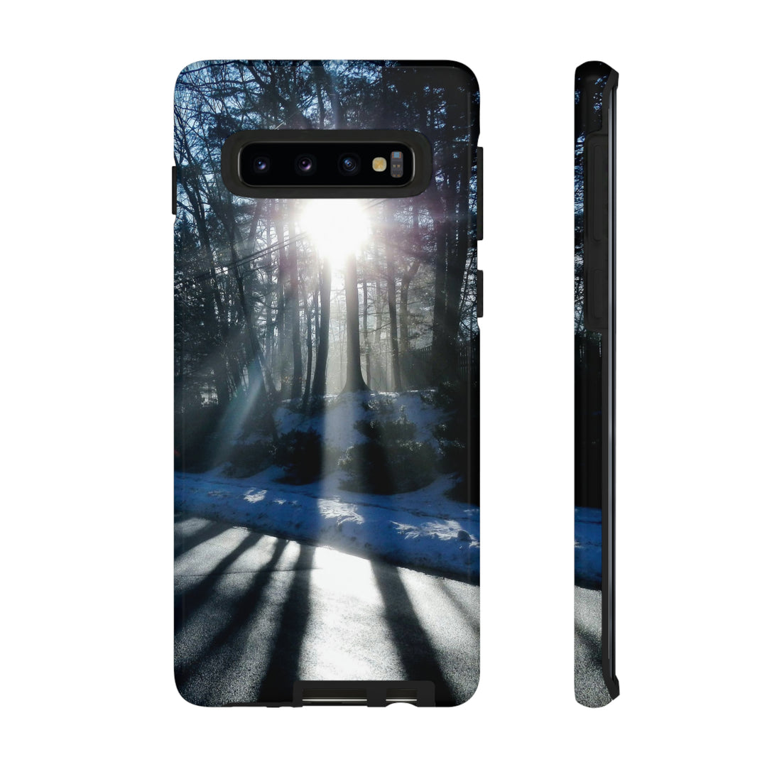 Cute Samsung Phone Case | Aesthetic Samsung Phone Case | Galaxy S23, S22, S21, S20 | Winter Sunshine, Protective Phone Case - Studio40ParkLane