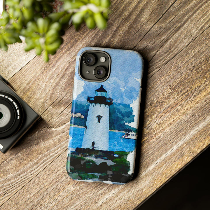 Cool Phone Case | Summer Lighthouse, For iPhone 15 Case | iPhone 15 Pro Case, Iphone 14 Case, Iphone 14 Pro Max Case, Protective Iphone Case - Studio40ParkLane