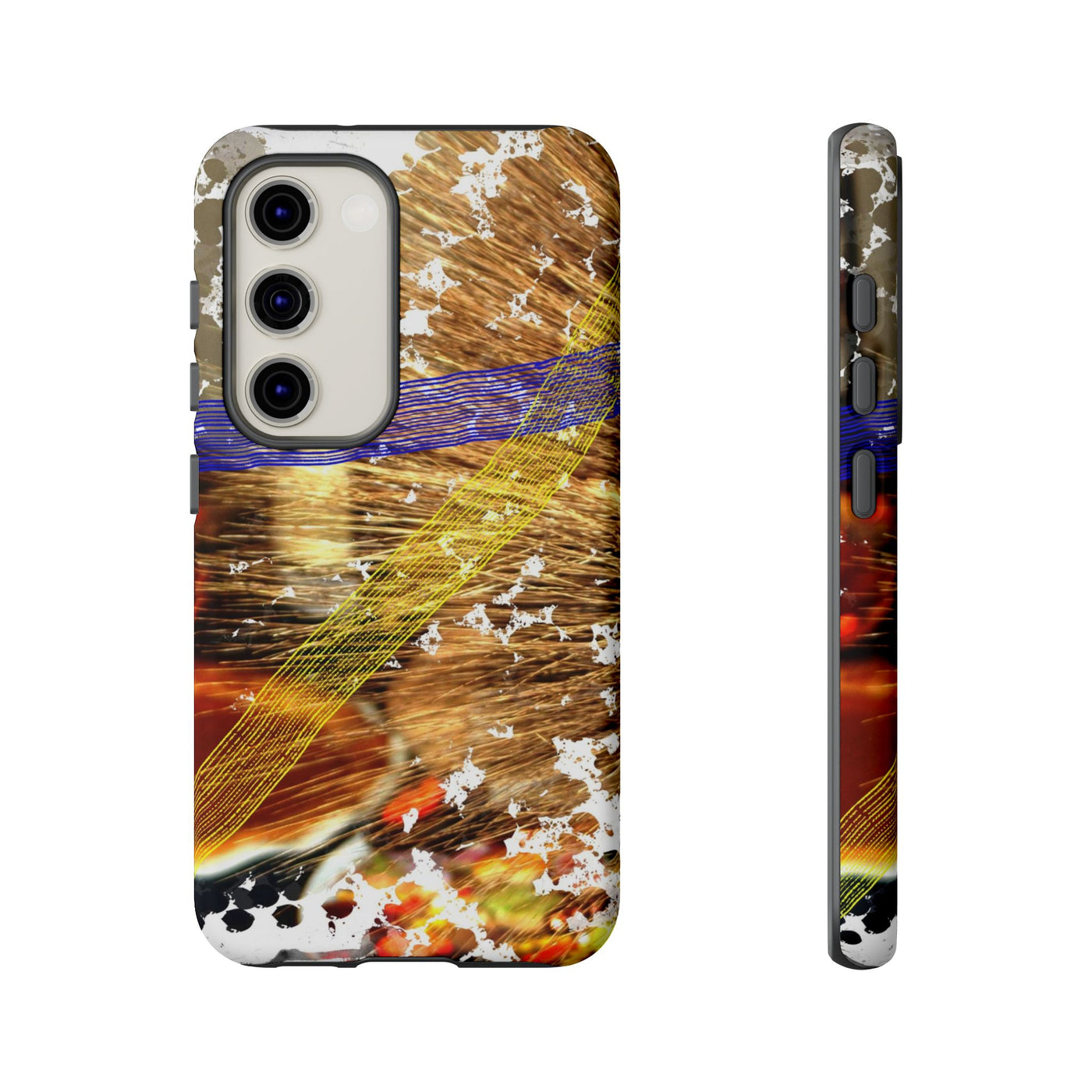 Impact Resistant, Pecan Pie Abstract, Cute Phone Cases for Samsung S24, S23, S22, S21, IPhone 15 pro Iphone 14 pro Iphone 13 IPhone 12 Iphone 11