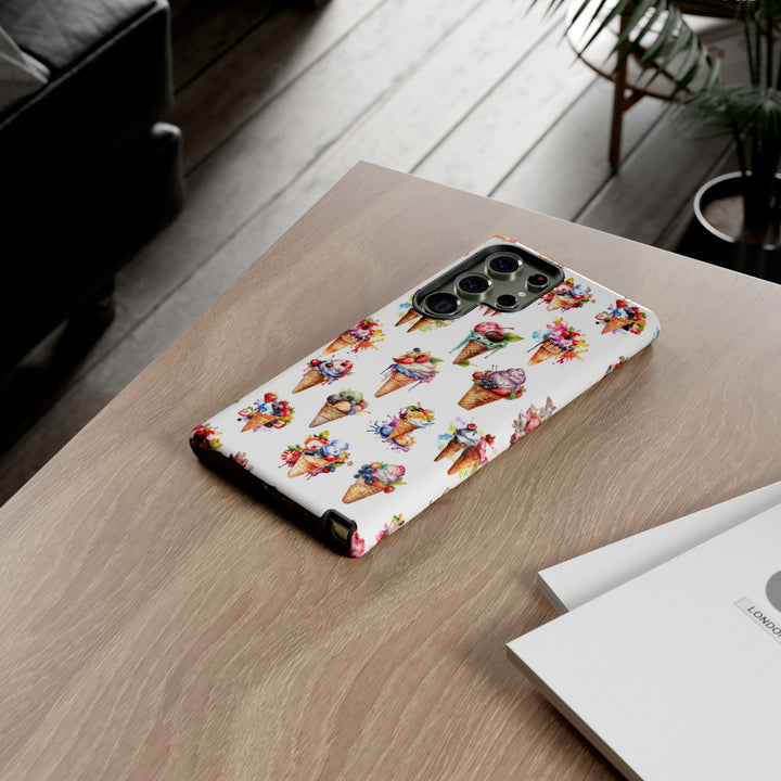 Impact Resistant, Summer Icecream, Cute Phone Cases for Samsung S24, S23, S22, S21, IPhone 15 pro, Iphone 14 pro, Iphone 13 IPhone 12, Iphone 11 - Studio40ParkLane