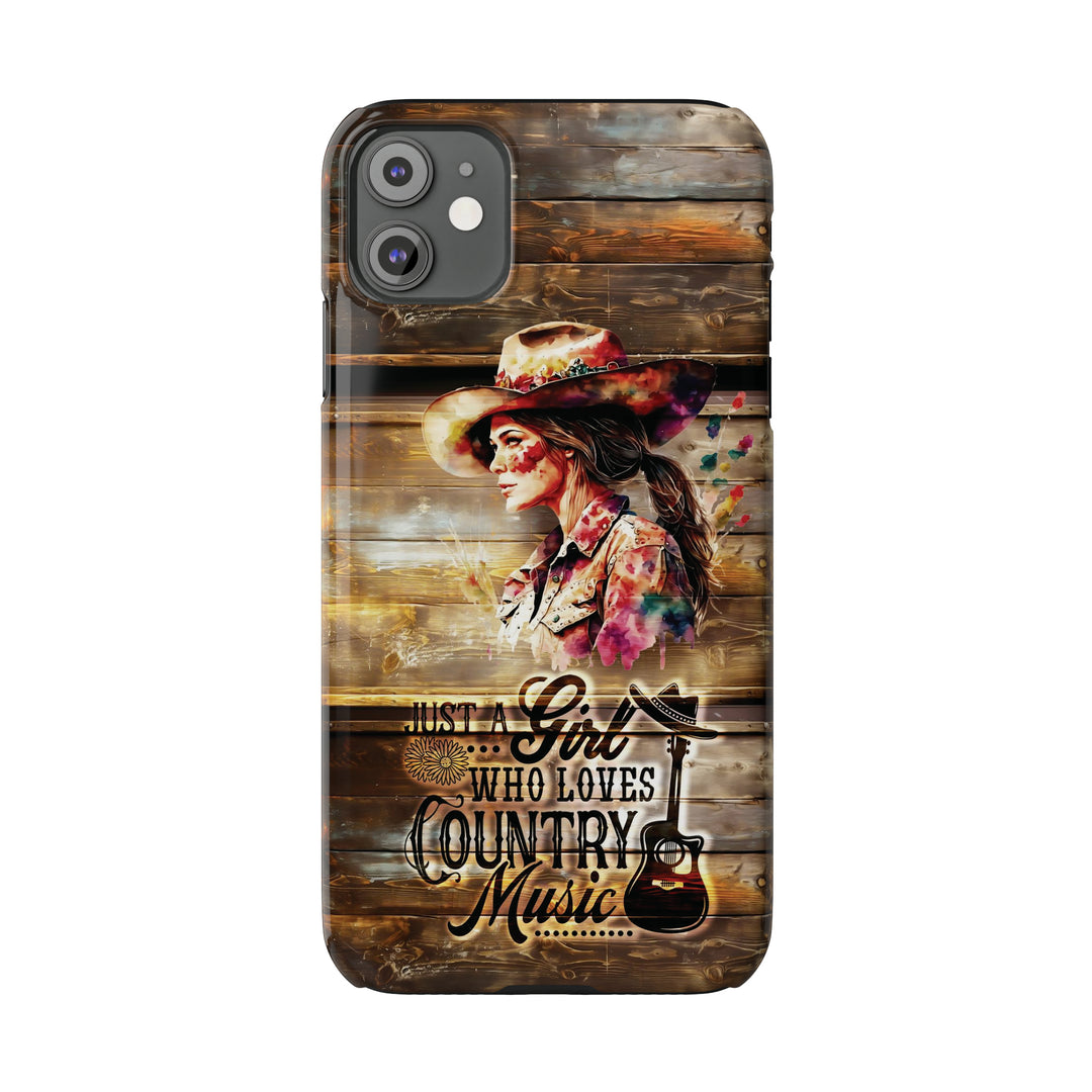 Slim Cute Phone Cases for Iphone - | iPhone 15 Case | iPhone 15 Pro Max Case, Iphone 14 Case, Iphone 14 Pro Max, Iphone 13, Country Music Girl - Studio40ParkLane