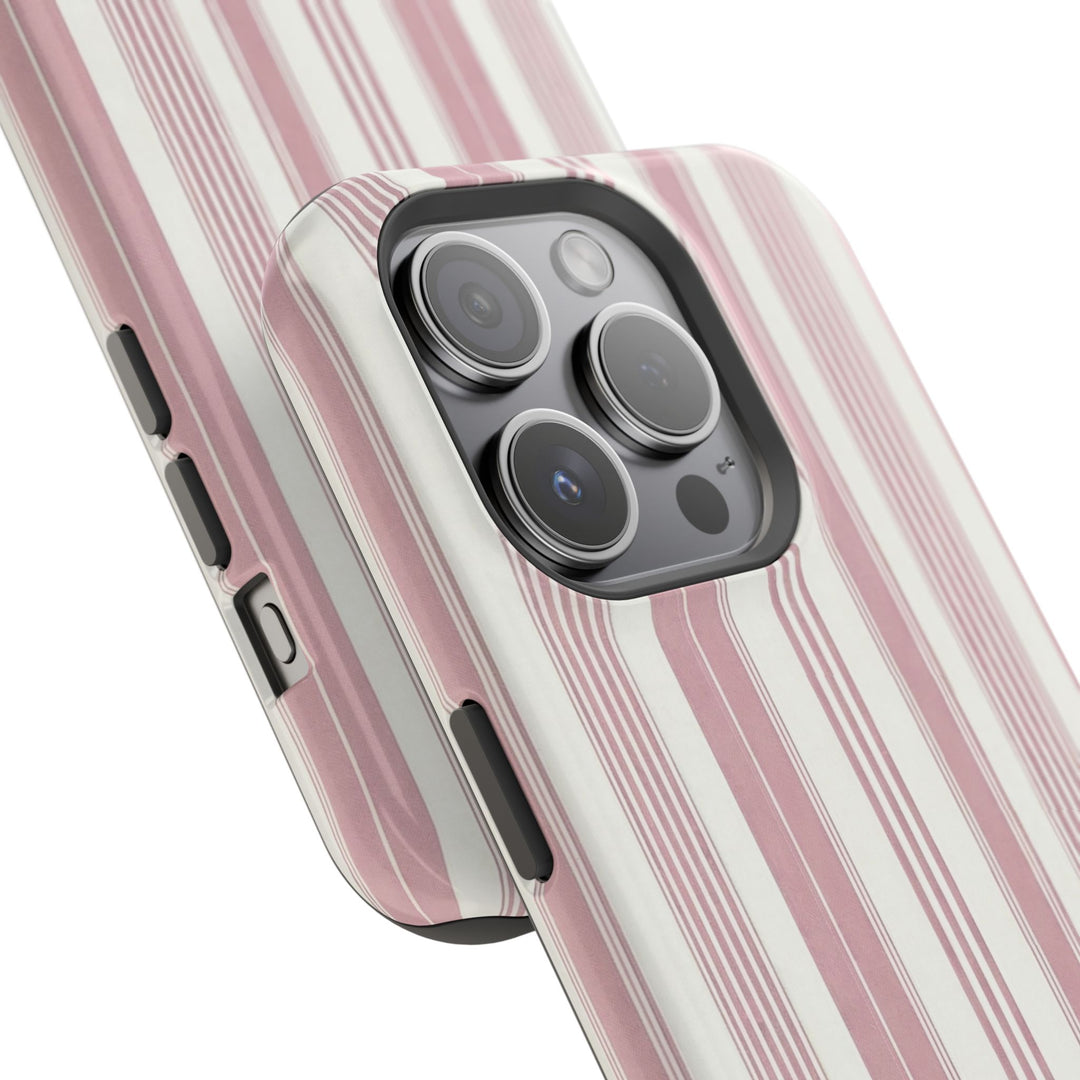 MagSafe Cute Phone Case, Coastal Striped Phone Case for iPhone 17 16 15 14 13 12 Pro Max, Samsung S26 S25 S24 Ultra case - Studio40ParkLane