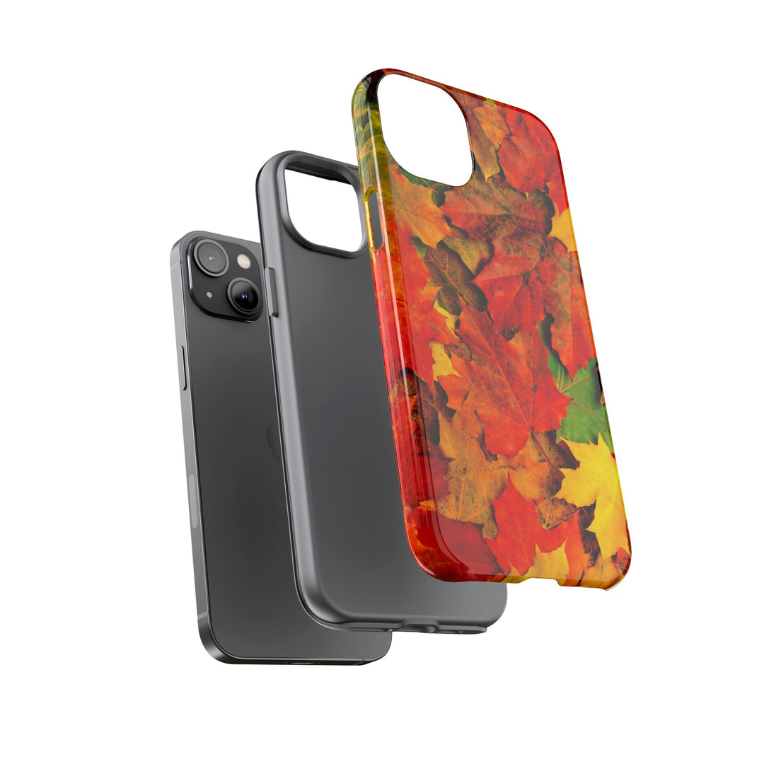 Fall Leaves Impact Resistant, Cute Phone Cases for Samsung S24, S23, S22, S21, IPhone 15 pro Iphone 14 pro Iphone 13 IPhone 12 Iphone 11 - Studio40ParkLane