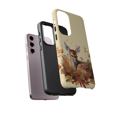 Autumn Fall Deer Gift for Her Cute Phone Case for, Samsung Galaxy S24, S23, S22, S21, IPhone 16 Case | Iphone 15, Iphone 14, IPhone 13 Case