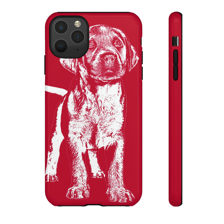 Cute IPhone Case | iPhone 15 Case | iPhone 15 Pro Max Case, Iphone 14 Case, Iphone 14 Pro Max Case IPhone Case for Dog Lovers, Puppy Dog Red - Studio40ParkLane