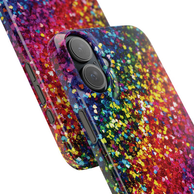 Snap Non-Glitter Muted Color Play on "Faux" Glitter Effect Cute Phone Cases for Samsung and Iphone, 16, 15, 14, S24, S23, S22, S21, S20, Plus and Ultra