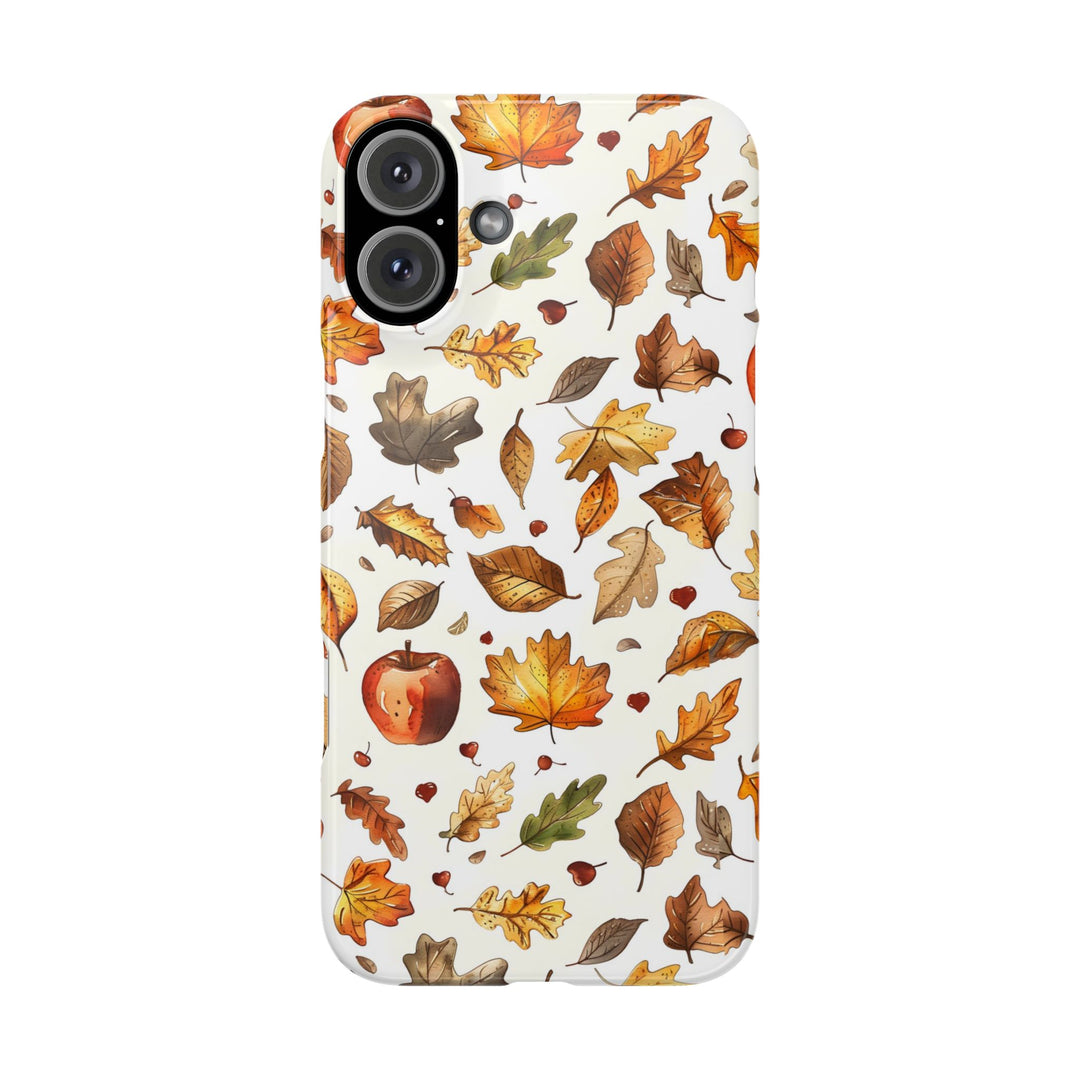 Slim Fall Autumn Leaves Gift for Her Cute Phone Cases for Iphone 16 | iPhone 15 Case | iPhone 15 Pro Max Case, Iphone 14, Iphone 14 Pro Max, Iphone 13, Slim - Studio40ParkLane