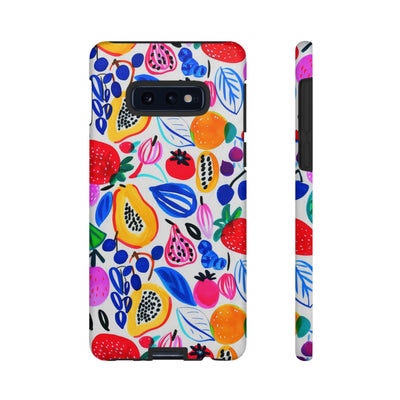 Cute Samsung Phone Case | Aesthetic Samsung Phone Case | Galaxy S23, S22, S21, S20 | Summer Fruit Cocktail, Protective Phone Case