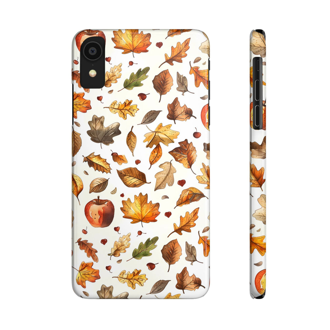 Slim Fall Autumn Leaves Gift for Her Cute Phone Cases for Iphone 16 | iPhone 15 Case | iPhone 15 Pro Max Case, Iphone 14, Iphone 14 Pro Max, Iphone 13, Slim - Studio40ParkLane