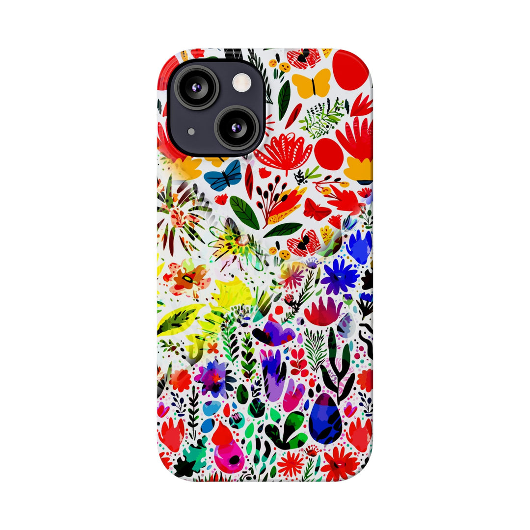 Slim Cute Phone Cases for Iphone | iPhone 15 Case | iPhone 15 Pro Max Case, Iphone 14, Iphone 14 Pro Max, Iphone 13, Flowers 4 Seasons - Studio40ParkLane