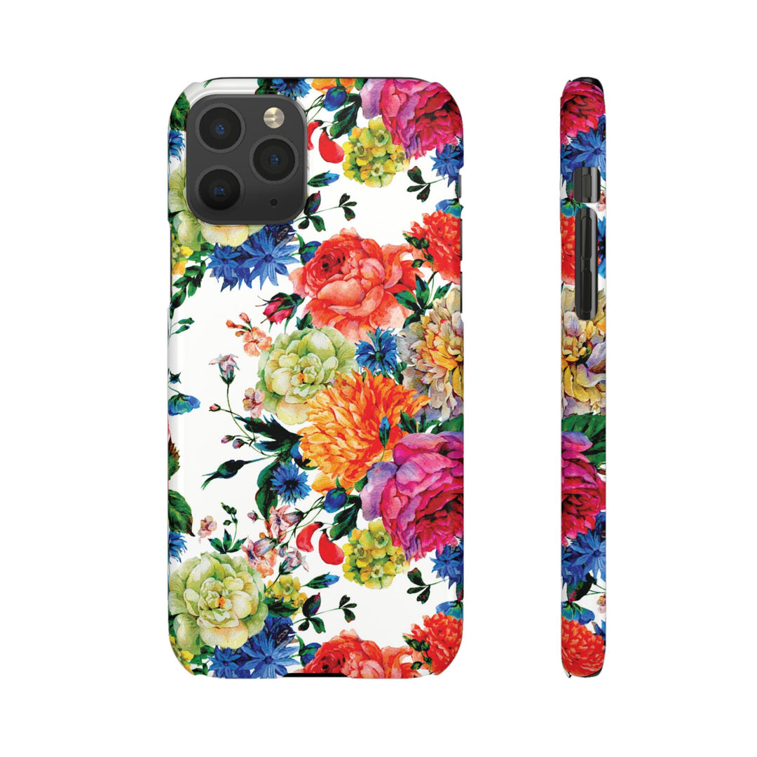 Sleek Snap Colorful Flowers Cute Phone Case for iPhone 16 15 14 13 12 11 X Xs Max Xr Pro Plus Samsung Galaxy S24 S23 S22 S21 S20 Note Ultra