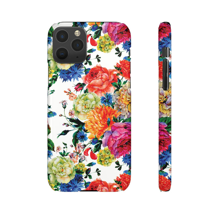 Sleek Snap Colorful Flowers Cute Phone Case for iPhone 16 15 14 13 12 11 X Xs Max Xr Pro Plus Samsung Galaxy S24 S23 S22 S21 S20 Note Ultra