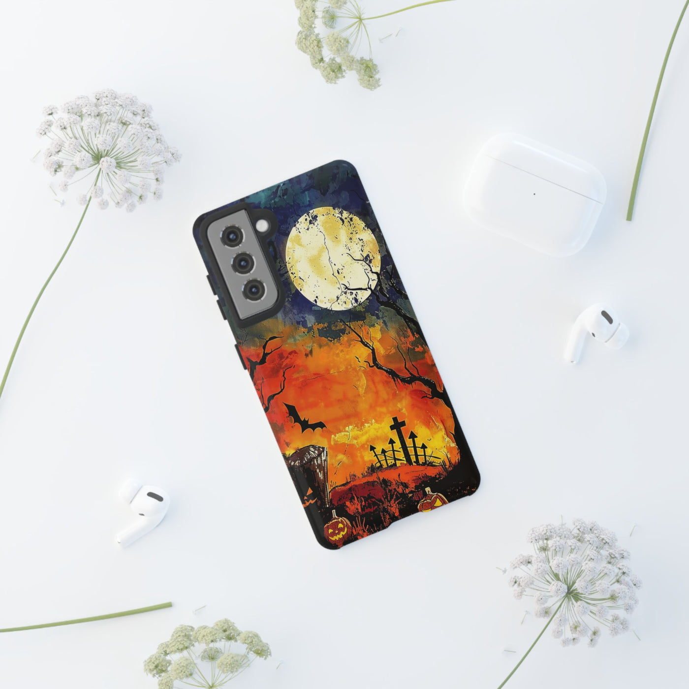 Halloween Gift Impact Resistant, Cute Phone Cases for Samsung S24, S23, S22, S21, IPhone 15 pro Iphone 14 pro Iphone 13 IPhone 12 Iphone 11