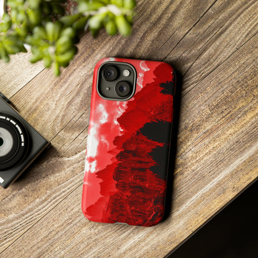 Cute IPhone Case | iPhone 15 Case | iPhone 15 Pro Max Case, Iphone 14 Case, Iphone 14 Pro Max Case IPhone Case for Art Lovers - Red Mountains - Studio40ParkLane