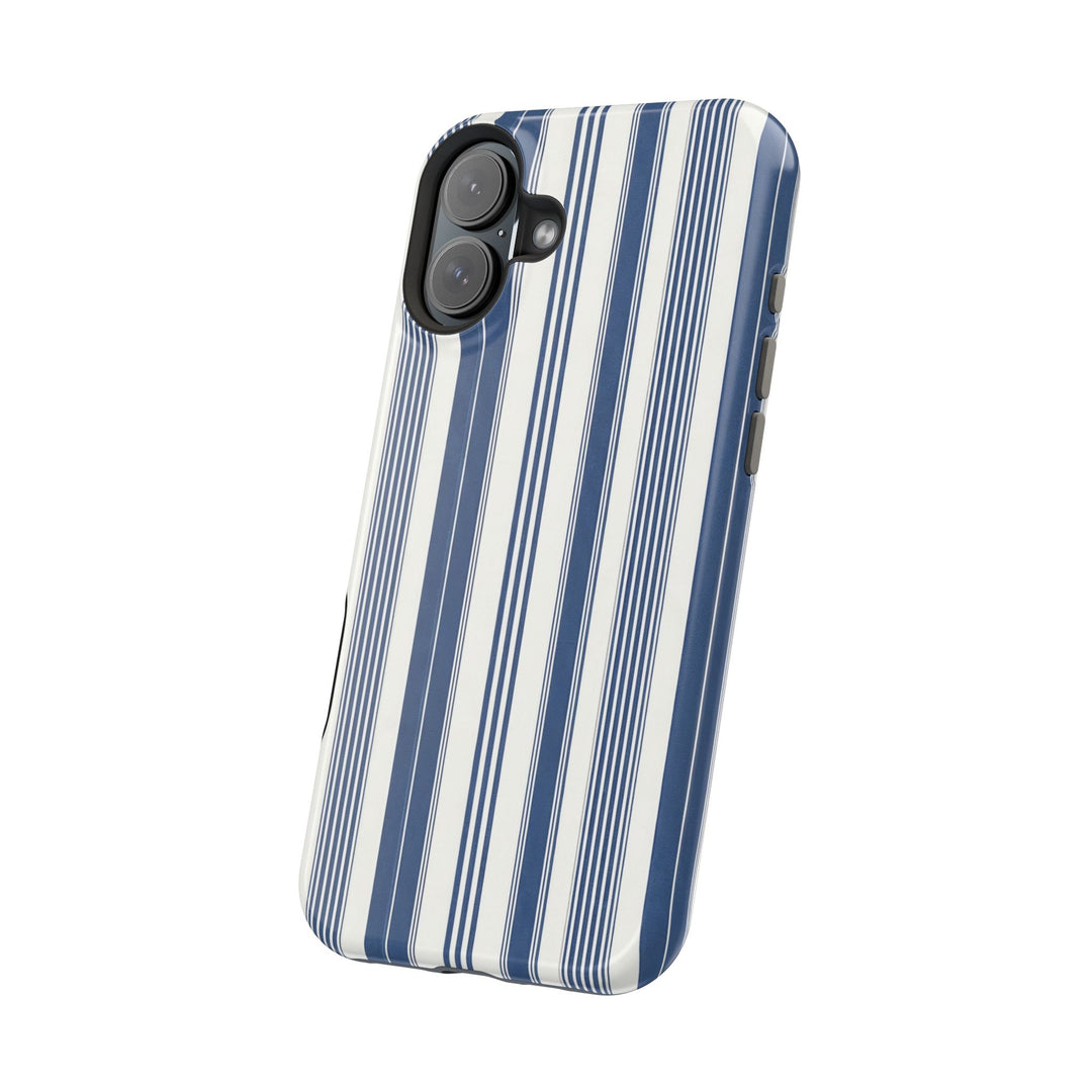 MagSafe Cute Phone Case, Coastal Striped Phone Case for iPhone 17 16 15 14 13 12 Pro Max, Samsung S26 S25 S24 Ultra case - Studio40ParkLane