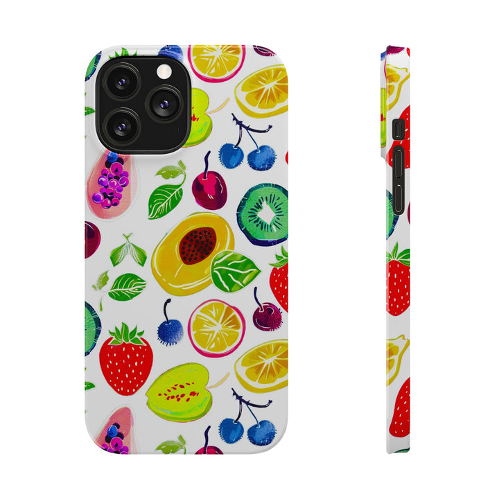 Slim Cute Phone Cases for Iphone | iPhone 15 Case | iPhone 15 Pro Max Case, Iphone 14, Iphone 14 Pro Max, Iphone 13, Summer Fruit Mix - Studio40ParkLane