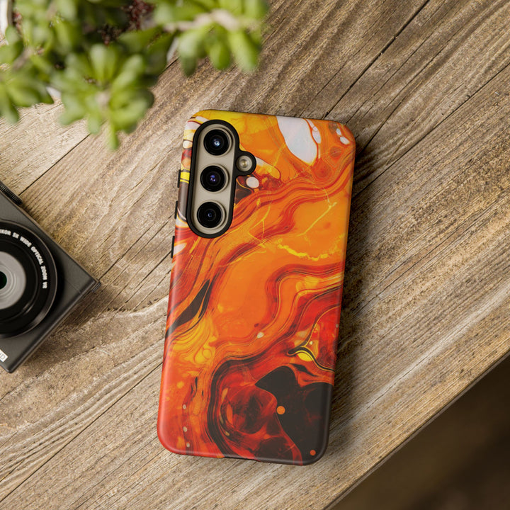 Impact Resistant, Fall Colors Marble, Cute Phone Cases for Samsung S24, S23, S22, S21, IPhone 15 pro Iphone 14 pro Iphone 13 IPhone 12 Iphone 11 - Studio40ParkLane