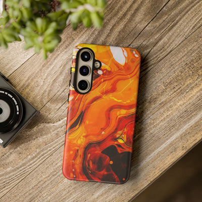 Impact Resistant, Fall Colors Marble, Cute Phone Cases for Samsung S24, S23, S22, S21, IPhone 15 pro Iphone 14 pro Iphone 13 IPhone 12 Iphone 11