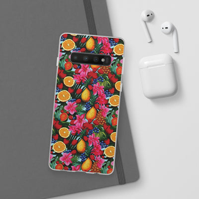 Cute Flexi Phone Cases, For Iphones and Samsung Galaxy Phones, Summer Mixed Fruit, Galaxy S23 Phone Case, Samsung S22 Case, Samsung S21, Iphone 15, Iphone 14, Iphone 13