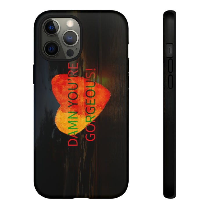 Cute IPhone Case | iPhone 15 Case | iPhone 15 Pro Max Case, Iphone 14 Case, Iphone 14 Pro Max Case IPhone Case for Art Lovers, Heart Sunset - Studio40ParkLane