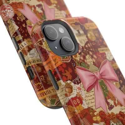 New England Fall Coquette Collage Tough Magsafe Cute Phone Cases for Iphone | iPhone 15 Pro Max Case, Iphone 14, Iphone 14 13 12 11 10 9 8 7 - Studio40ParkLane