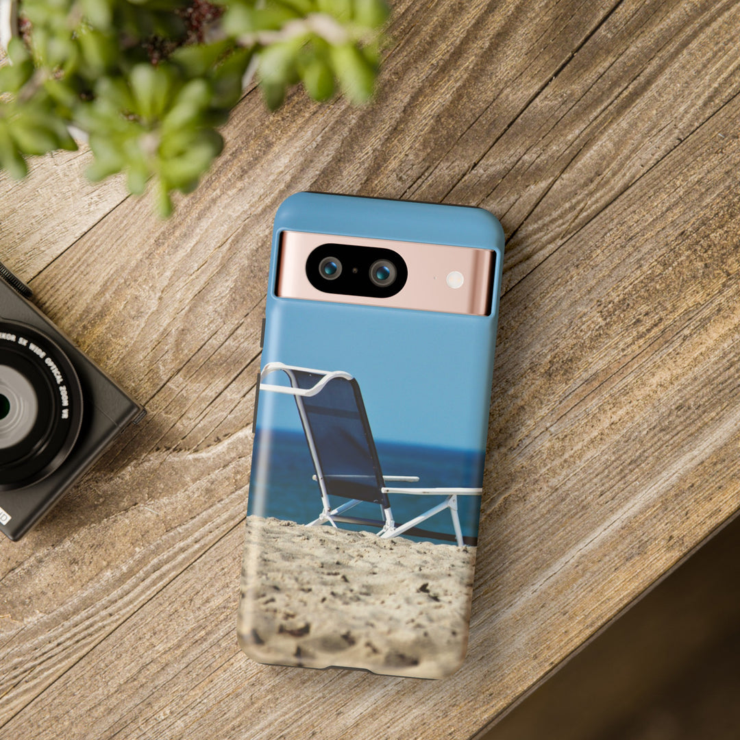 Cute Samsung Case | Cool Iphone Case | Summer Blue Beach Chair, Samsung S24, S23, S22, S21, IPhone 15 Case | Iphone 14 Case, Iphone 13 Case - Studio40ParkLane