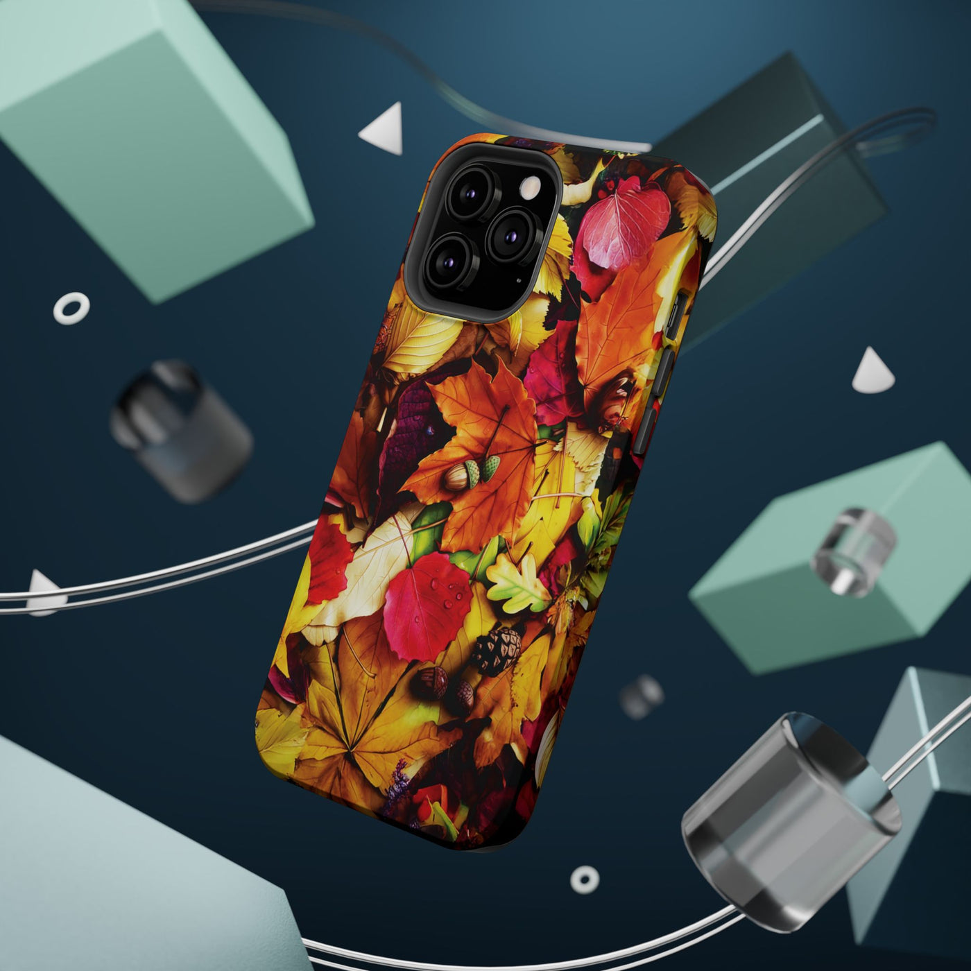 Aesthetic Tough Magsafe Fall Leaves Foliage Phone Case - For iPhone 17 Pro Max iPhone 16 Pro iPhone 15 Iphone 14 Plus 13 Pro 12 11 10 - Studio40ParkLane