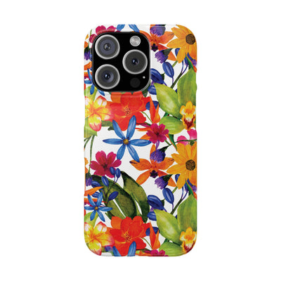 Snap Spring Flowers Cute Phone Cases for Samsung S24, S23, S22, S21, S20, Plus and Ultra, Iphone 16 Pro Max, Iphone 15, 14, 13, 12, 11, 10 - Studio40ParkLane