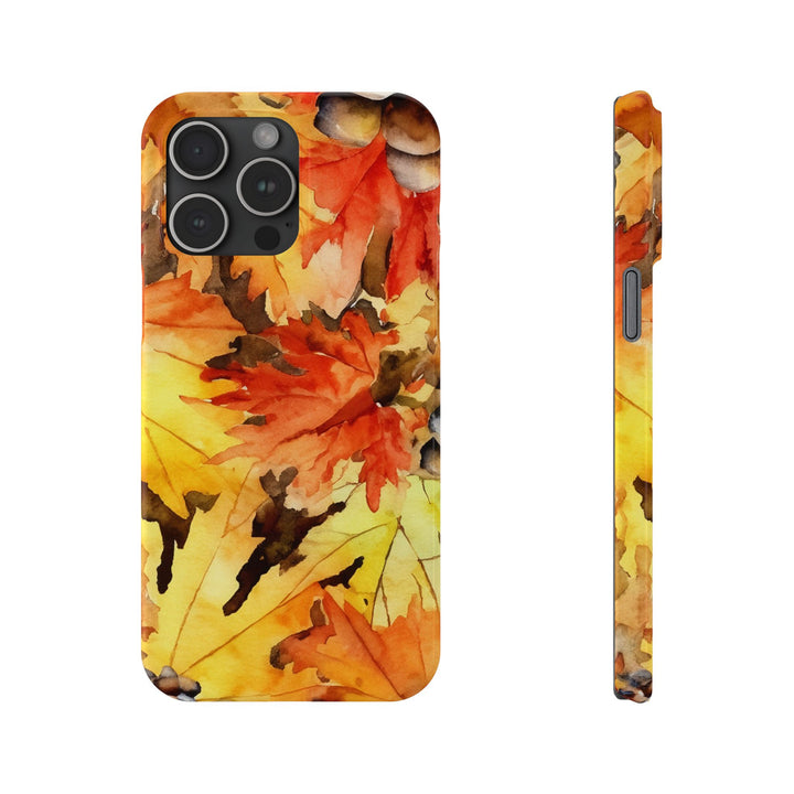 Slim Fall Leaves Slim Cute Phone Cases for Iphone | iPhone 15 Case | iPhone 15 Pro Max Case, Iphone 14, Iphone 14 Pro Max, Iphone 13 - Studio40ParkLane
