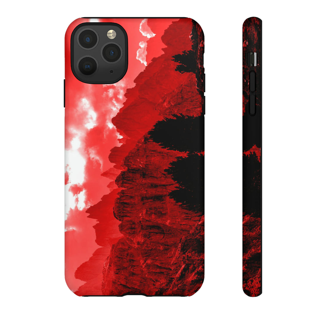 Cute IPhone Case | iPhone 15 Case | iPhone 15 Pro Max Case, Iphone 14 Case, Iphone 14 Pro Max Case IPhone Case for Art Lovers - Red Mountains - Studio40ParkLane