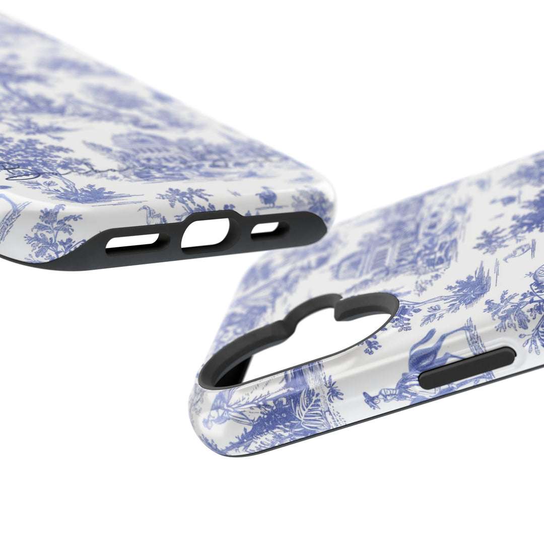 Magsafe French Toile Personalized Initial Custom Gift Cute Phone Cases for Iphone 16 Pro Max | iPhone 15, Pro Max Case, Iphone 14, 13, 12, 11, 10 - Studio40ParkLane