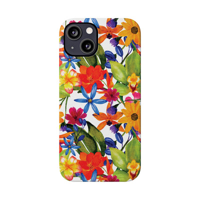 Slim Spring Flowers Gift for Her Cute Phone Cases for Iphone 16 Pro Max | iPhone 15 Case | iPhone 15 Pro Max Case, Iphone 14, 13, 12, 11, 10, 8, 7 - Studio40ParkLane
